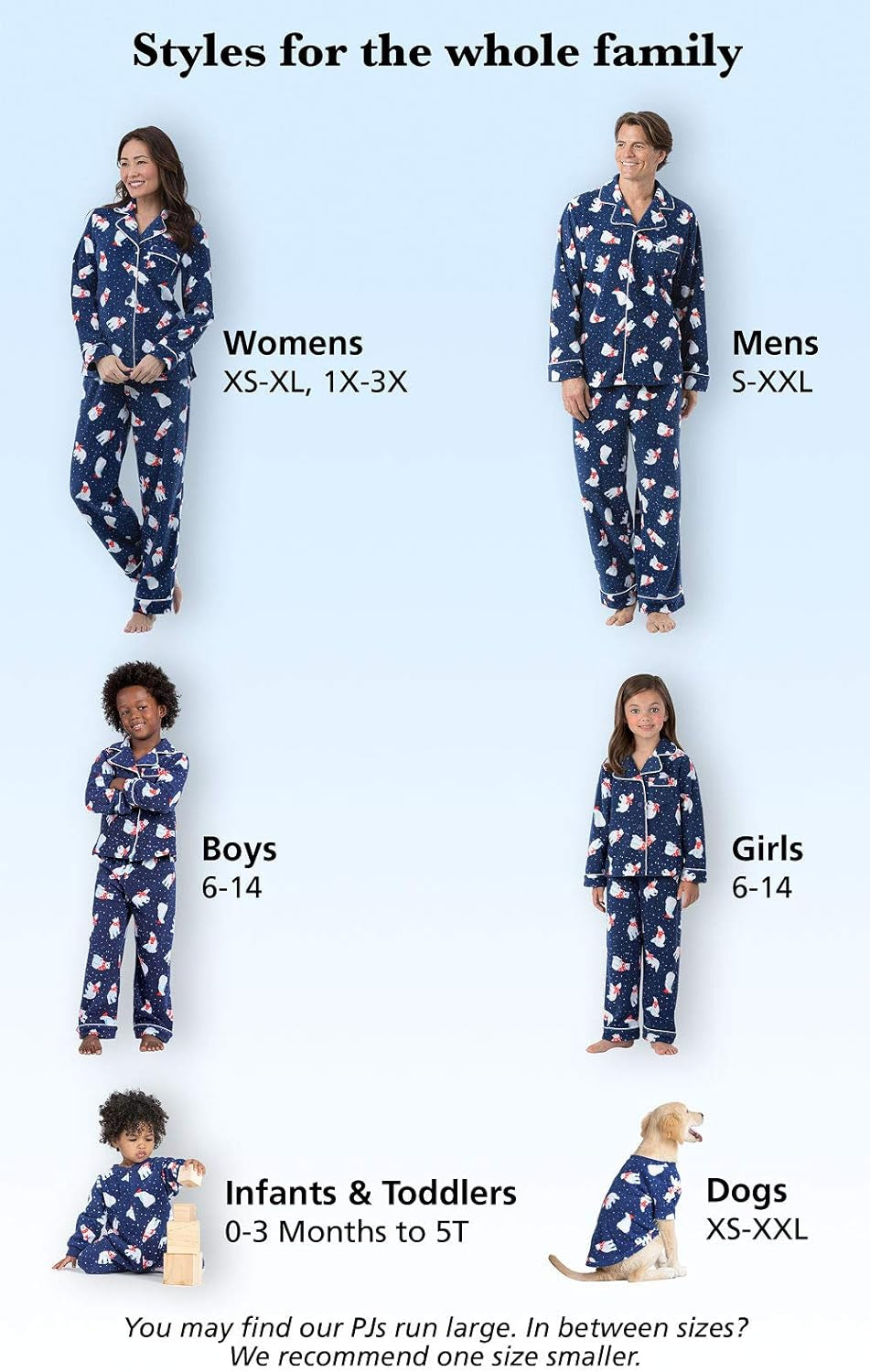 Christmas Family Pjs Matching Sets