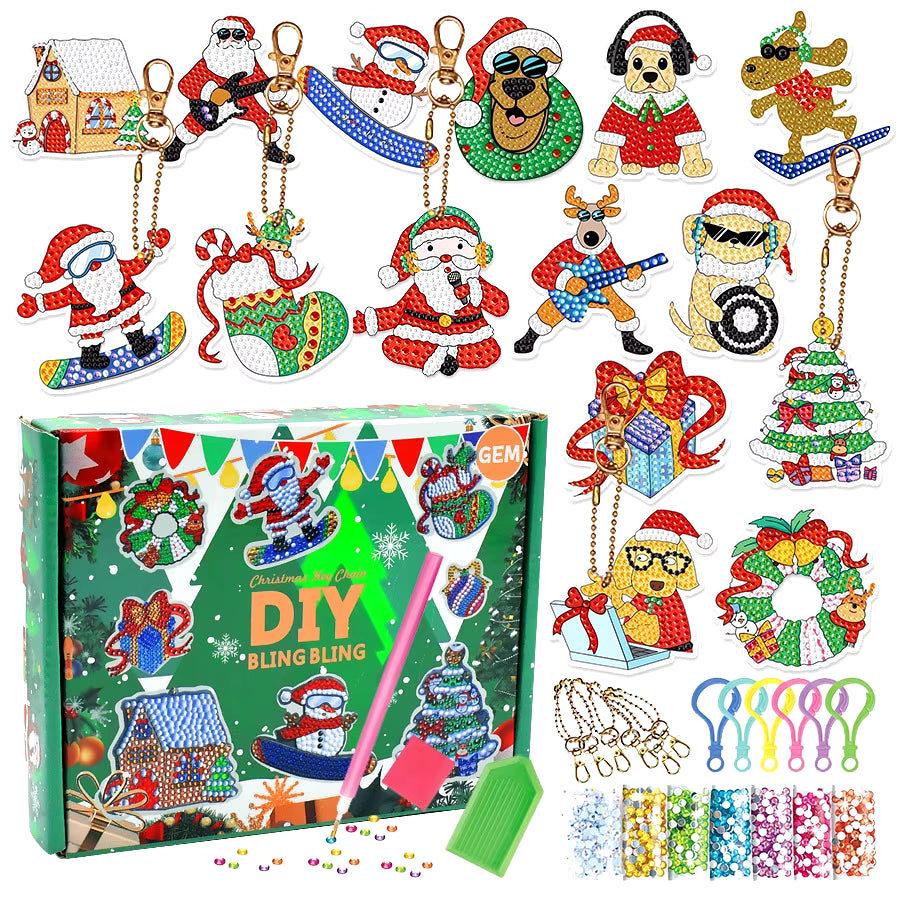 Christmas Diamond Art Ornaments Kits 