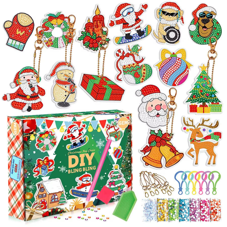 Christmas Diamond Art Ornaments Kits 