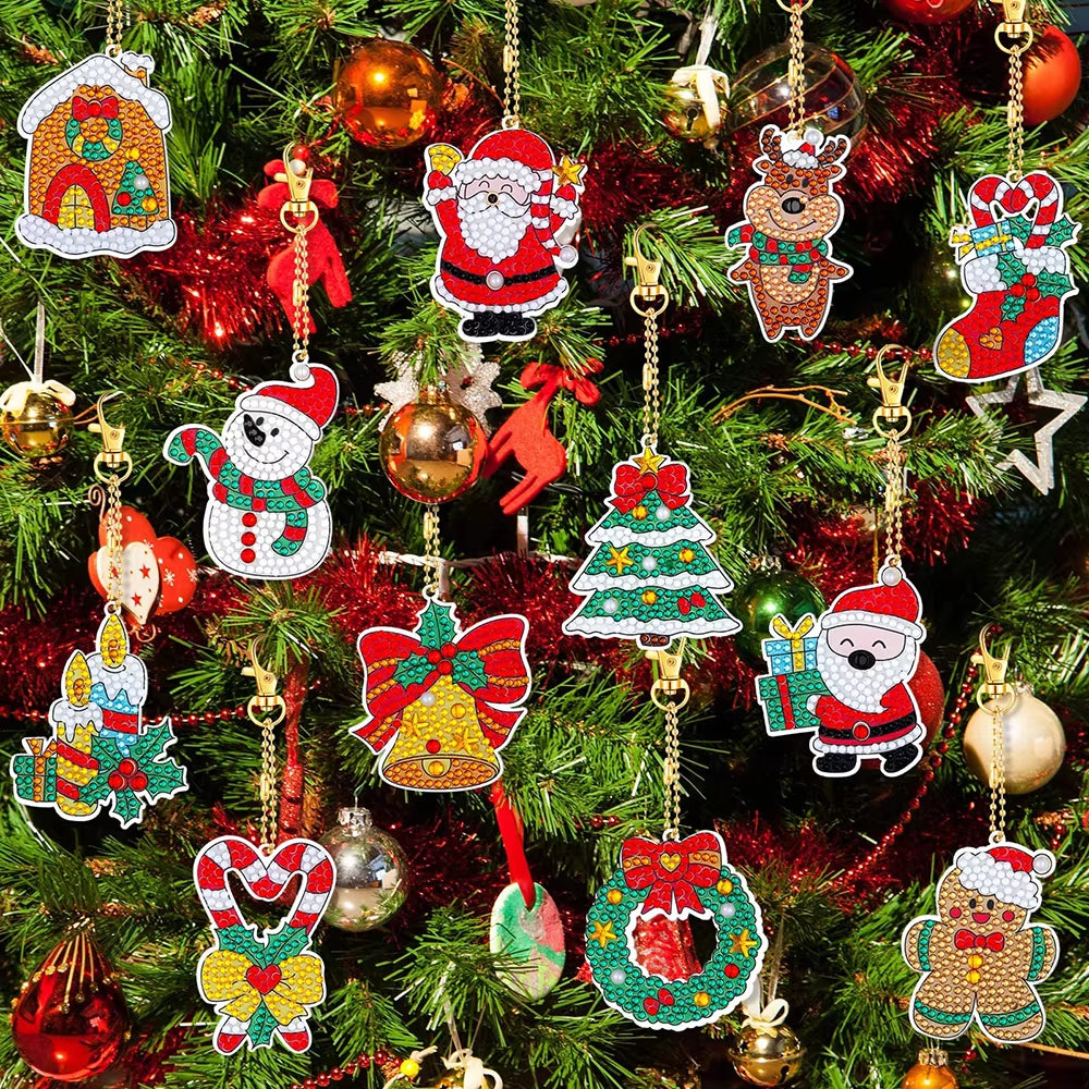 Christmas Diamond Art Ornaments Kits 